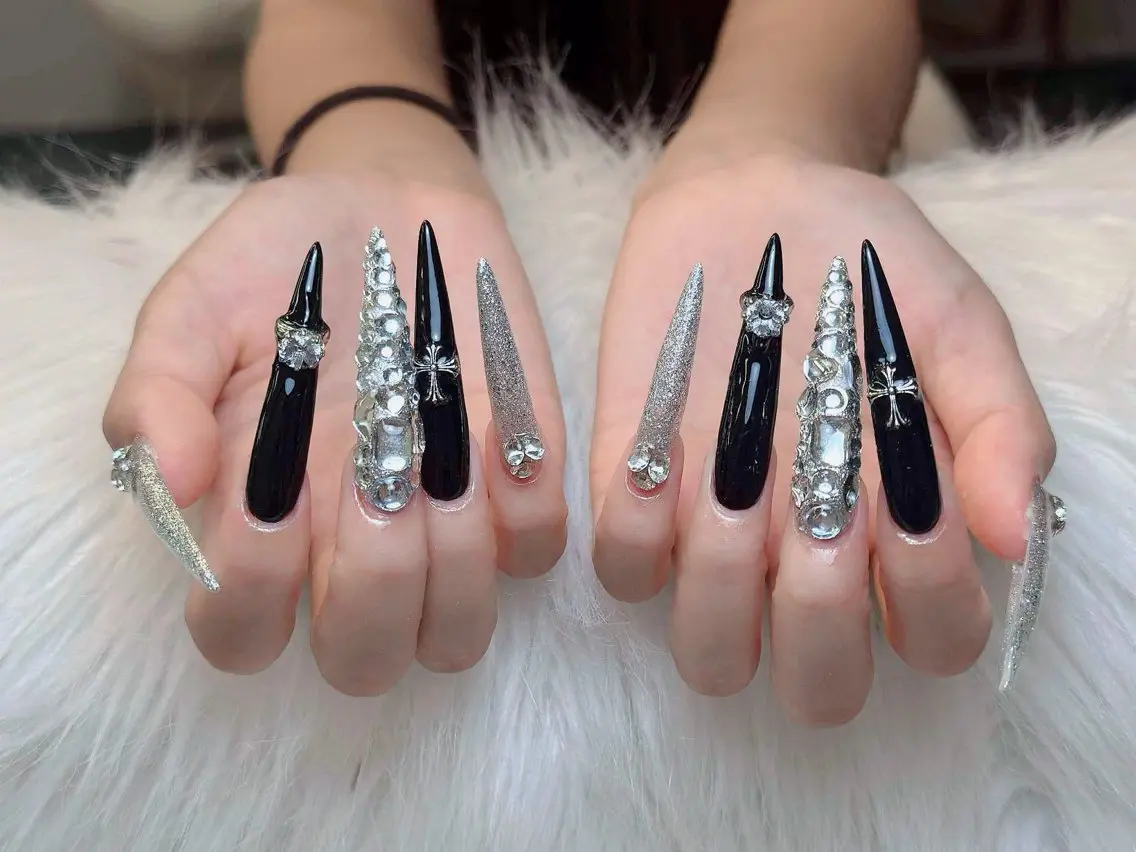 ネイル アートネイル フレンチネイル ジェルネイル 韓国ネイル マグネットネイル Lenie Nail Salonのネイルデザイン