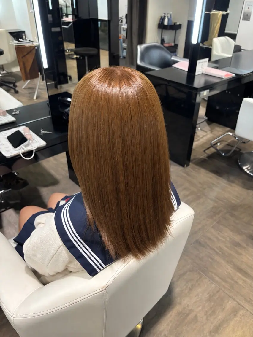 カラー ブリーチ ダブルカラー ブリーチなしカラー ヘアカラー Riina🎀 カラーモデル募集中のヘアスタイル