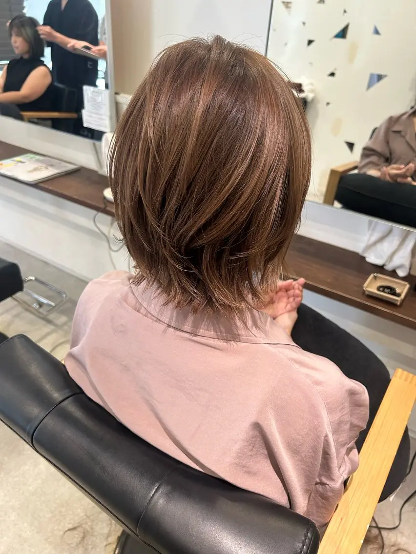ミディアム 江川 輝星のヘアスタイル