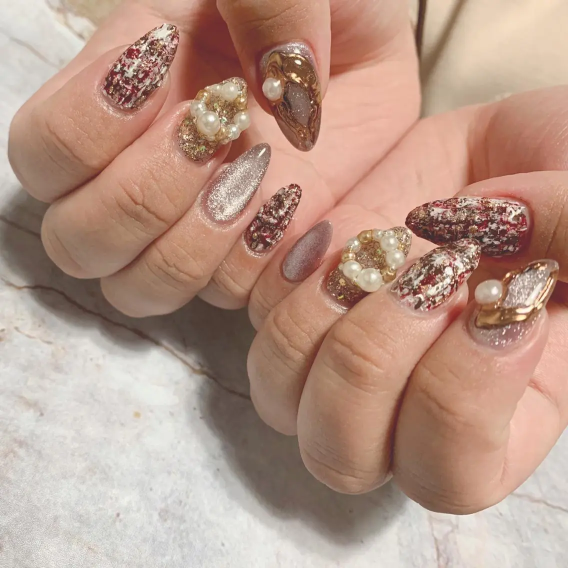 【hand】オフケア込み☆アート8本コース(再来様¥7500)の写真