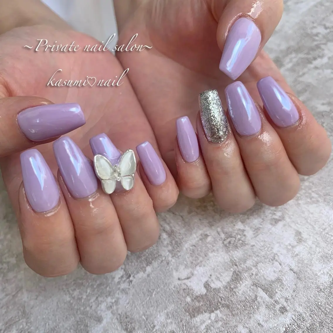 ネイル ラメ(グリッター) マグネットネイル ミラーネイル ニュアンスネイル 冬ネイル KASUMI♡ Nailのネイルデザイン