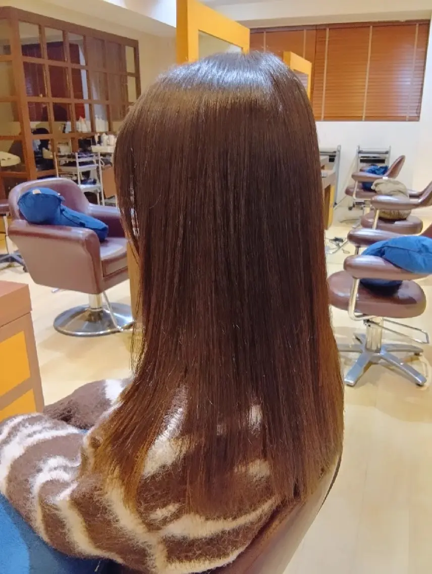 ロング 縮毛矯正 トリートメント カット トリートメント 小林暢🌟Orque 髪質改善サロン🌙のヘアスタイル
