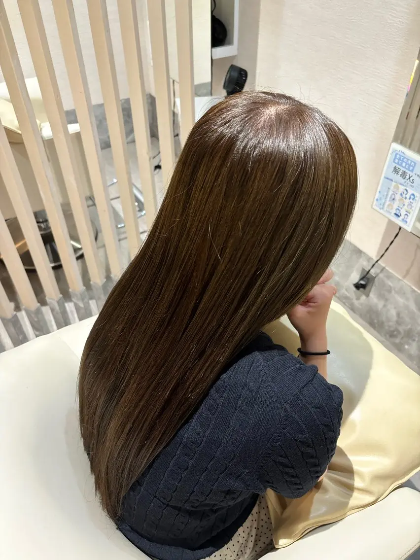 カラー 野田 実希のヘアスタイル
