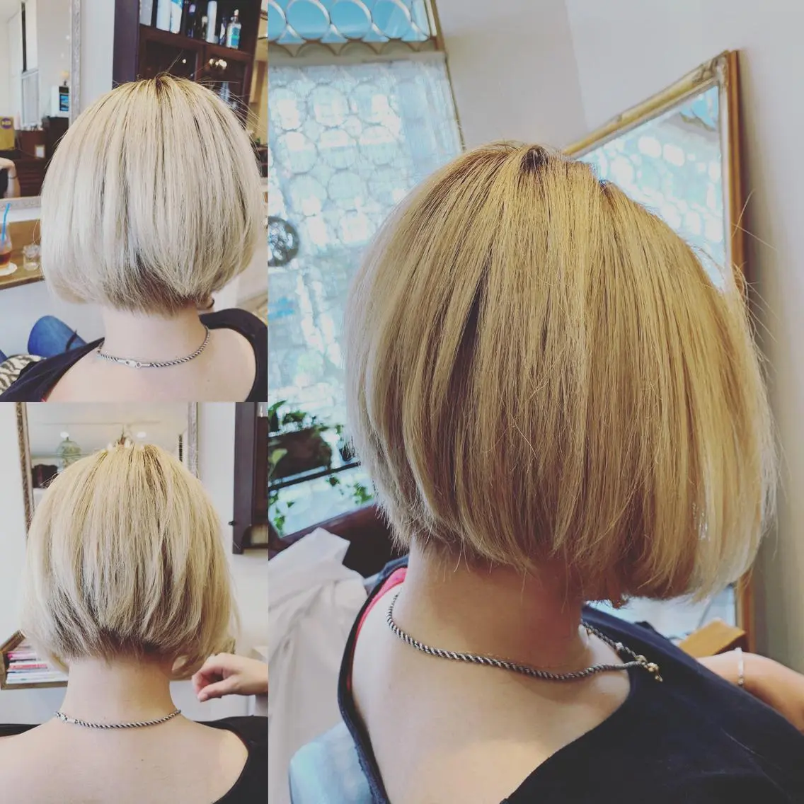 ショート カラー ブリーチ 佐藤 俊夫のヘアスタイル