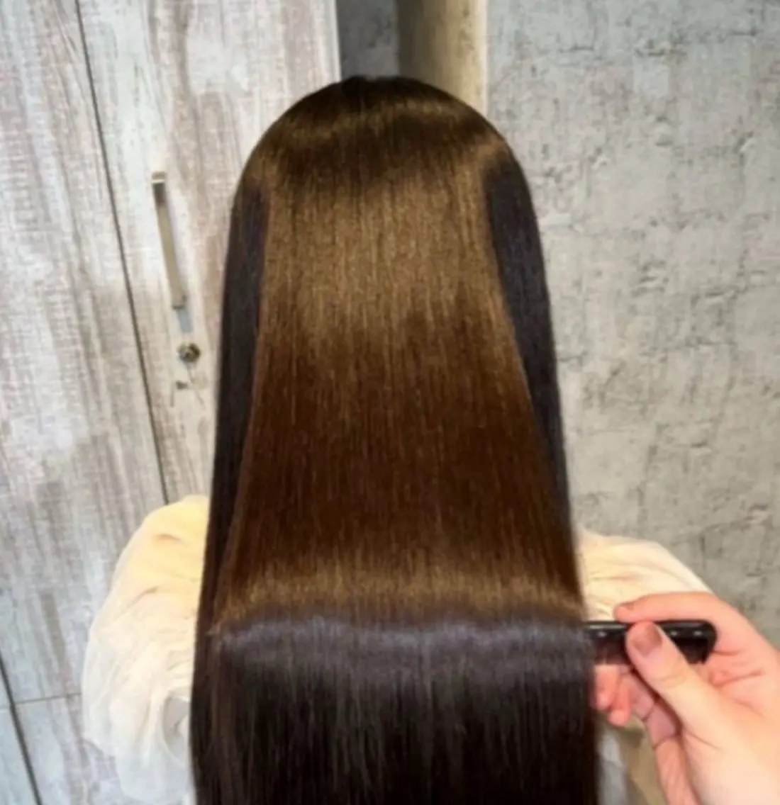 ロング カラー ヘアカラー トリートメント ✨髪質改善カラー✨ ななみのヘアスタイル