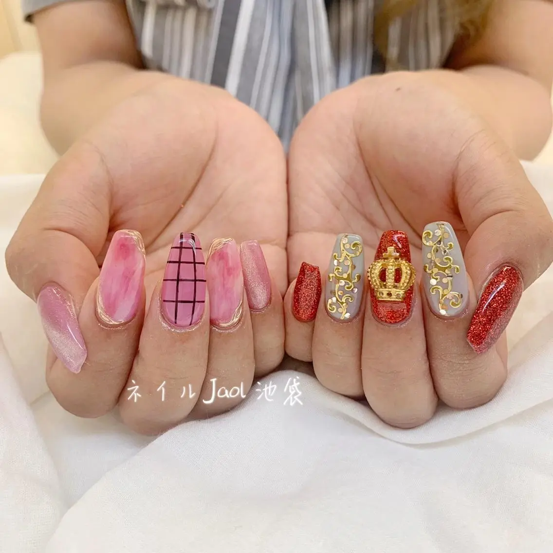 ロング ネイルJaol 池袋のネイルデザイン