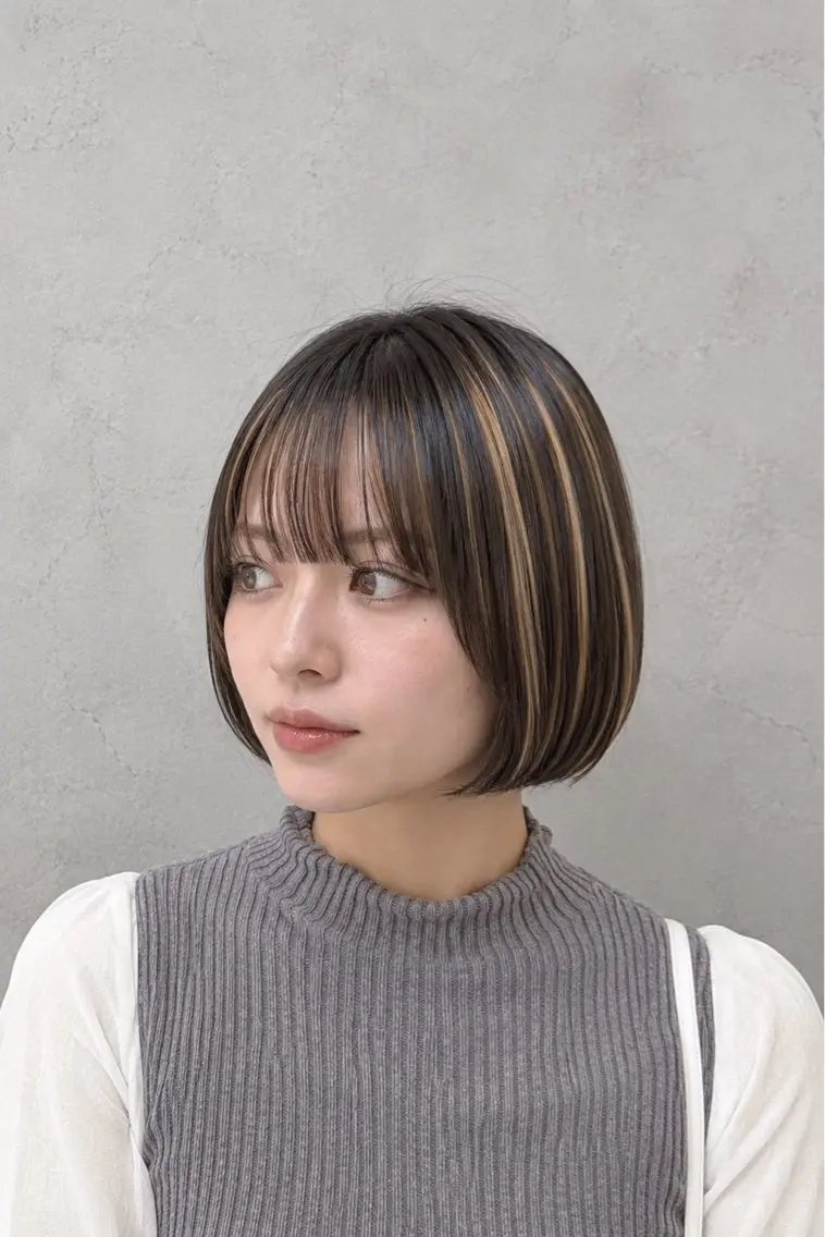 ショート カラー ボブ カット ヘアカラー トリートメント 【enil代表】 杉林和哉のヘアスタイル
