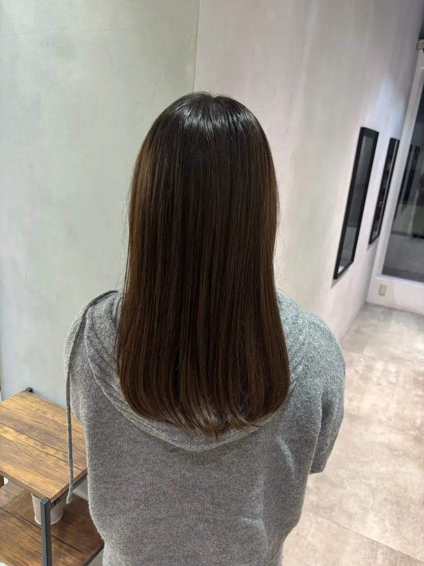 ロング 縮毛矯正/透明感 カラー🍀そら🪽‪のヘアスタイル