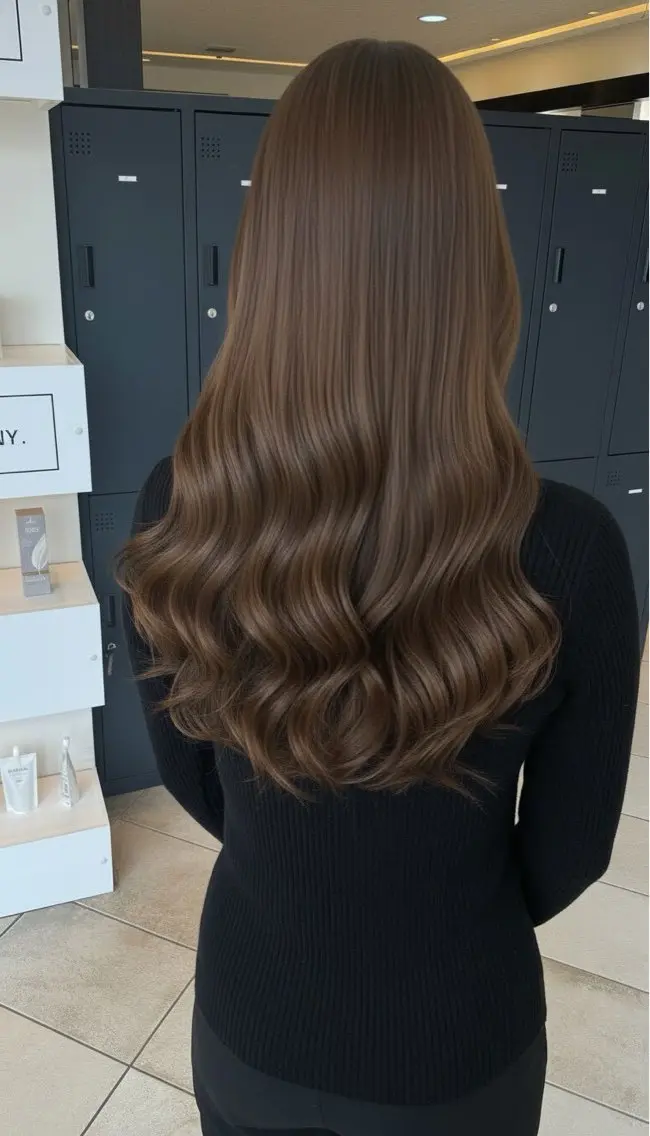 ロング カラー MOKA🌼淵野辺 カラーモデル募集のヘアスタイル