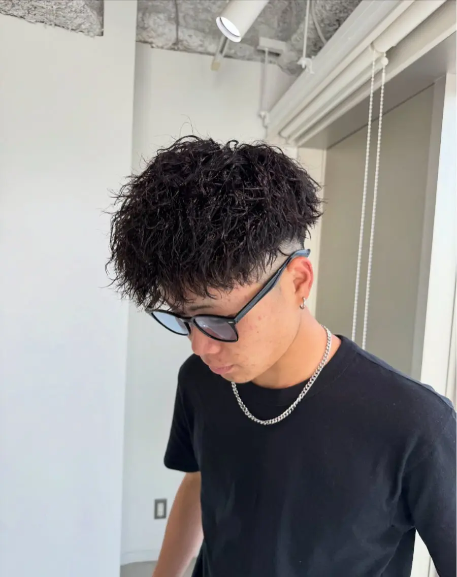 【👨🏼‍🦱5月𝐌𝐞𝐧'𝐬限定👨🏼‍🦱】カット+デザインパーマ+クイックスパ💆‍♀️の写真
