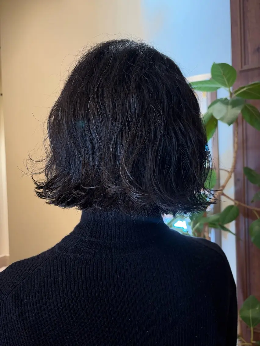 ショート くせ毛 ボブ ホノカのヘアスタイル