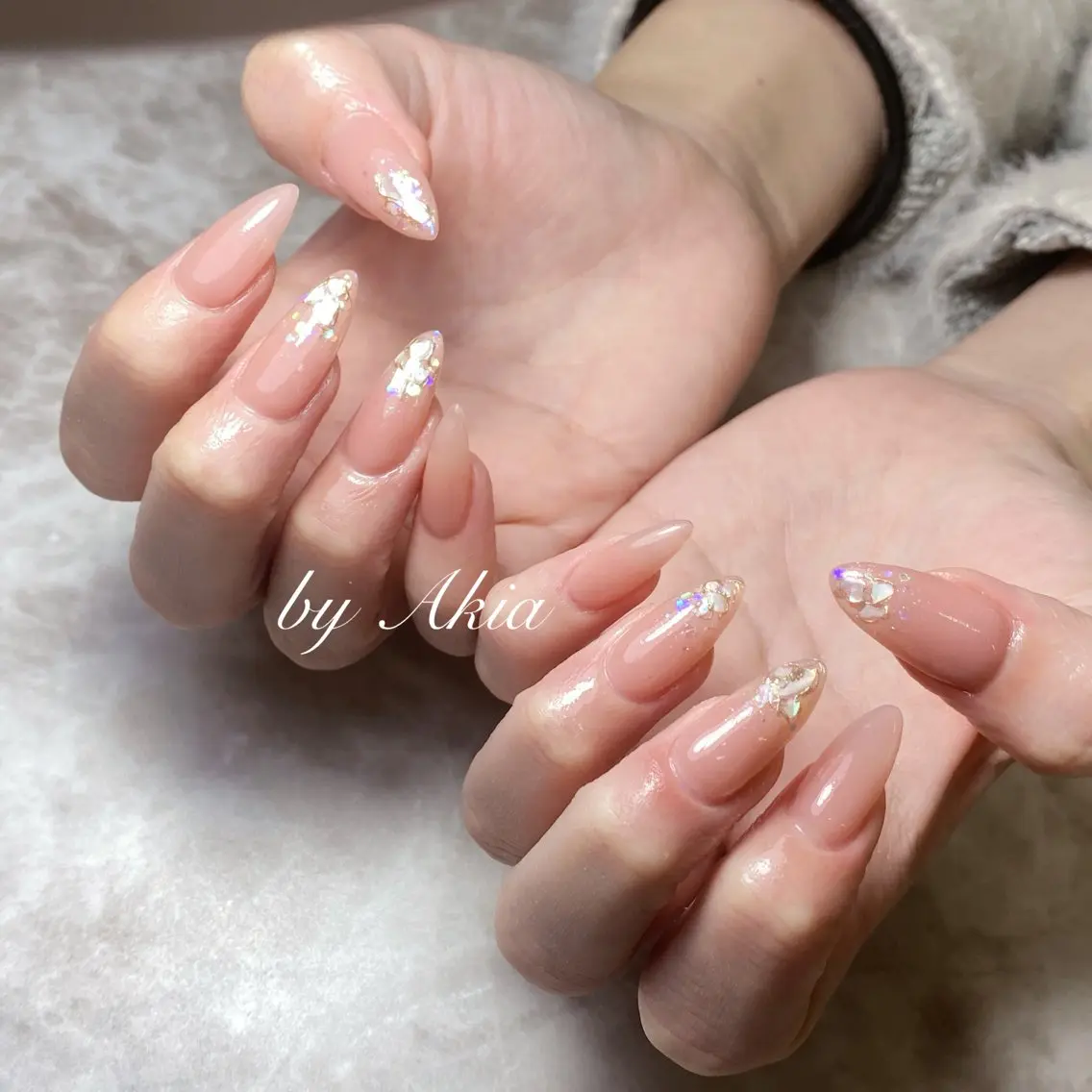 ネイル スカルプネイル w wのネイルデザイン