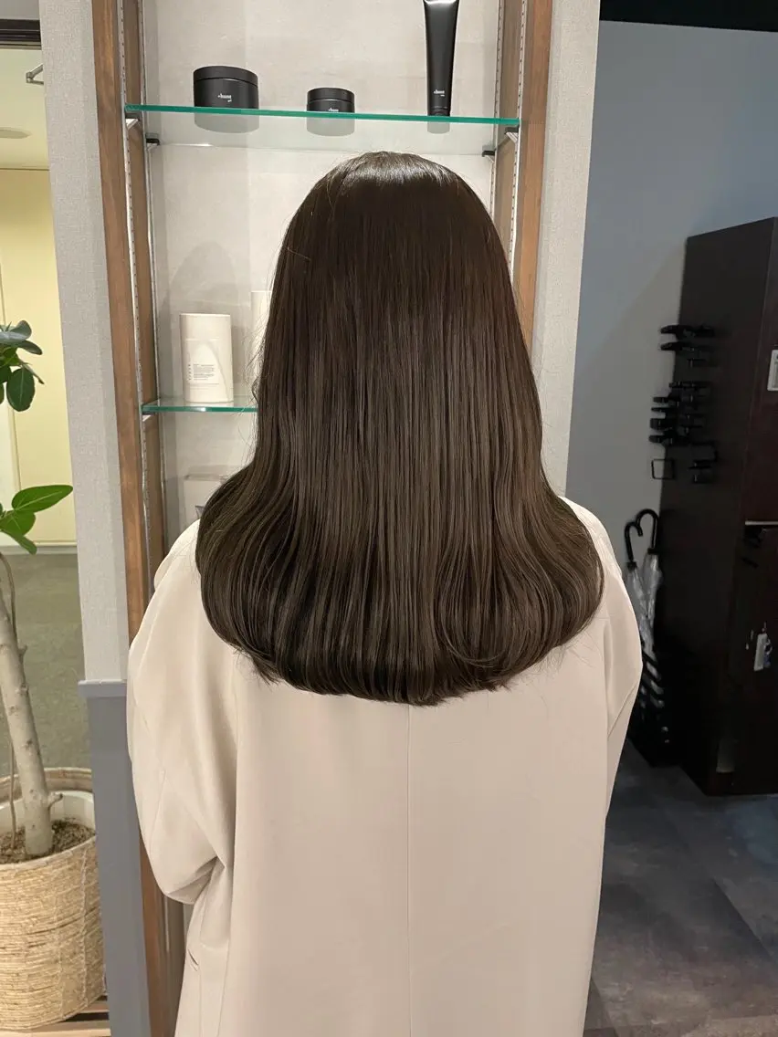 ロング カット ヘアカラー トリートメント KANA🌷 髪質改善のヘアスタイル