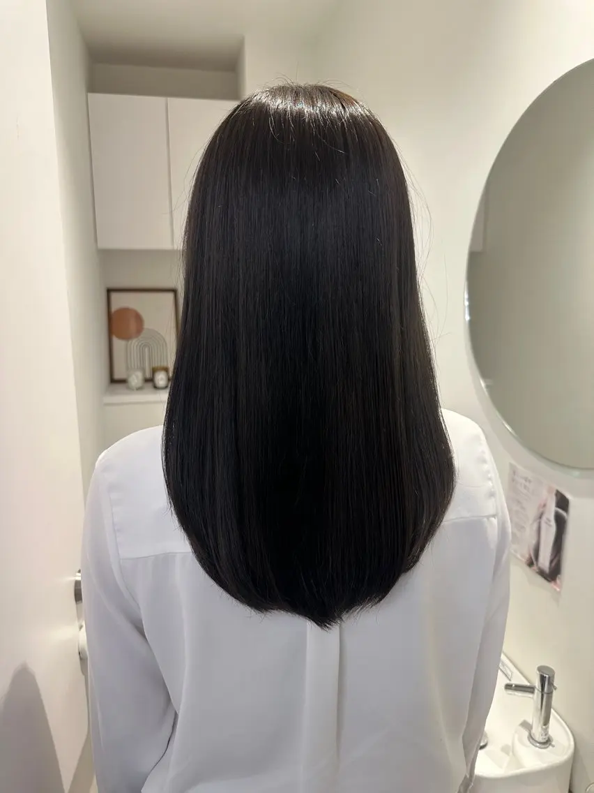カラー ヘアカラー トリートメント 透明感×艶カラー🫧 SACHIKA💫のヘアスタイル