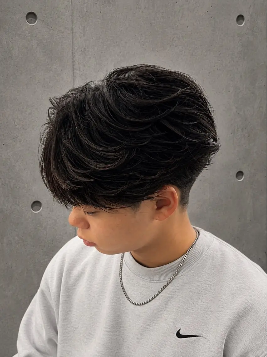 ミディアム ミディアムパーマ カット パーマ 壱昊 ⚡️パーマの玄人⚡️のヘアスタイル
