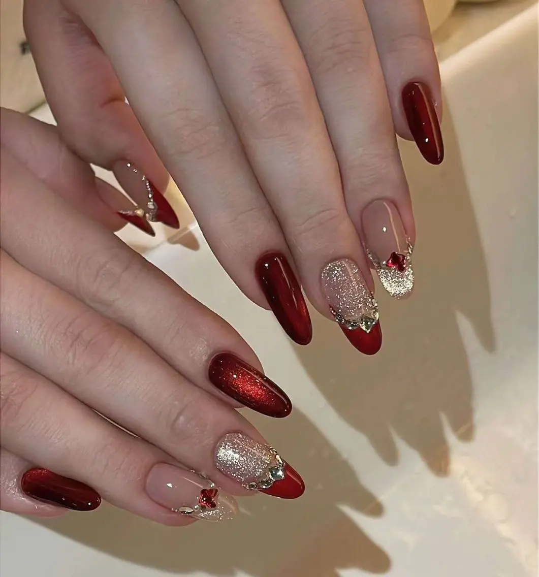 ネイル オーロラネイル フラワーネイル フットネイル フレンチネイル ジェルネイル ハンドネイル BabyYouMi nailのネイルデザイン
