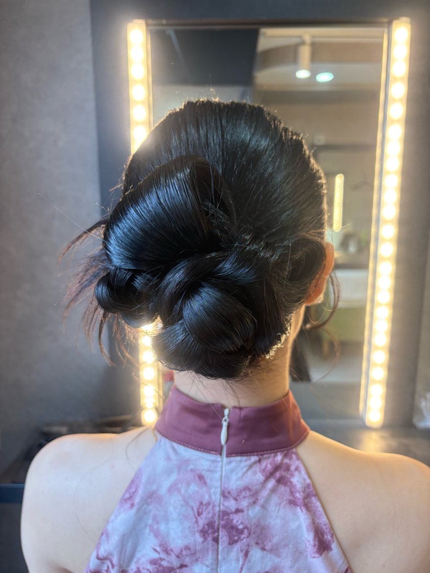 ロング ヘアアレンジ ヘアセット ヘアメイク スーのヘアスタイル