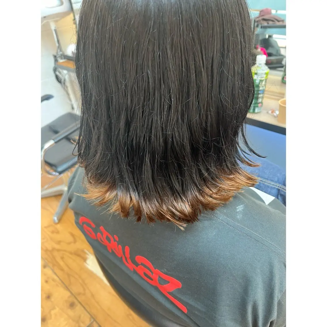 ミディアム カラー ブリーチ ボブ ヘアカラー Lagom なかだのヘアスタイル