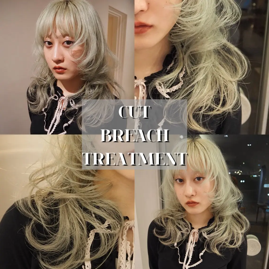 ロング カラー ベージュカラー ブリーチ ブロンド ケアブリーチ 透明感カラー カット ヘアカラー トリートメント yuki/矢場町/ JILLSTUDIOのヘアスタイル