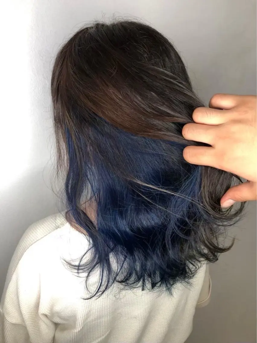 【☀️初めてブリーチの方☀️】インナーカラー(ブリーチ込み)➕ヘアカラーの写真