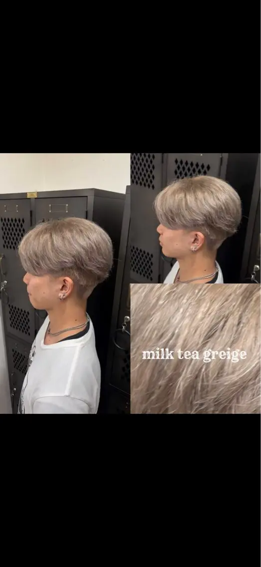 カラー ブリーチ 透明感カラー ハイトーンカラー ヘアカラー 戸田 大介のヘアスタイル