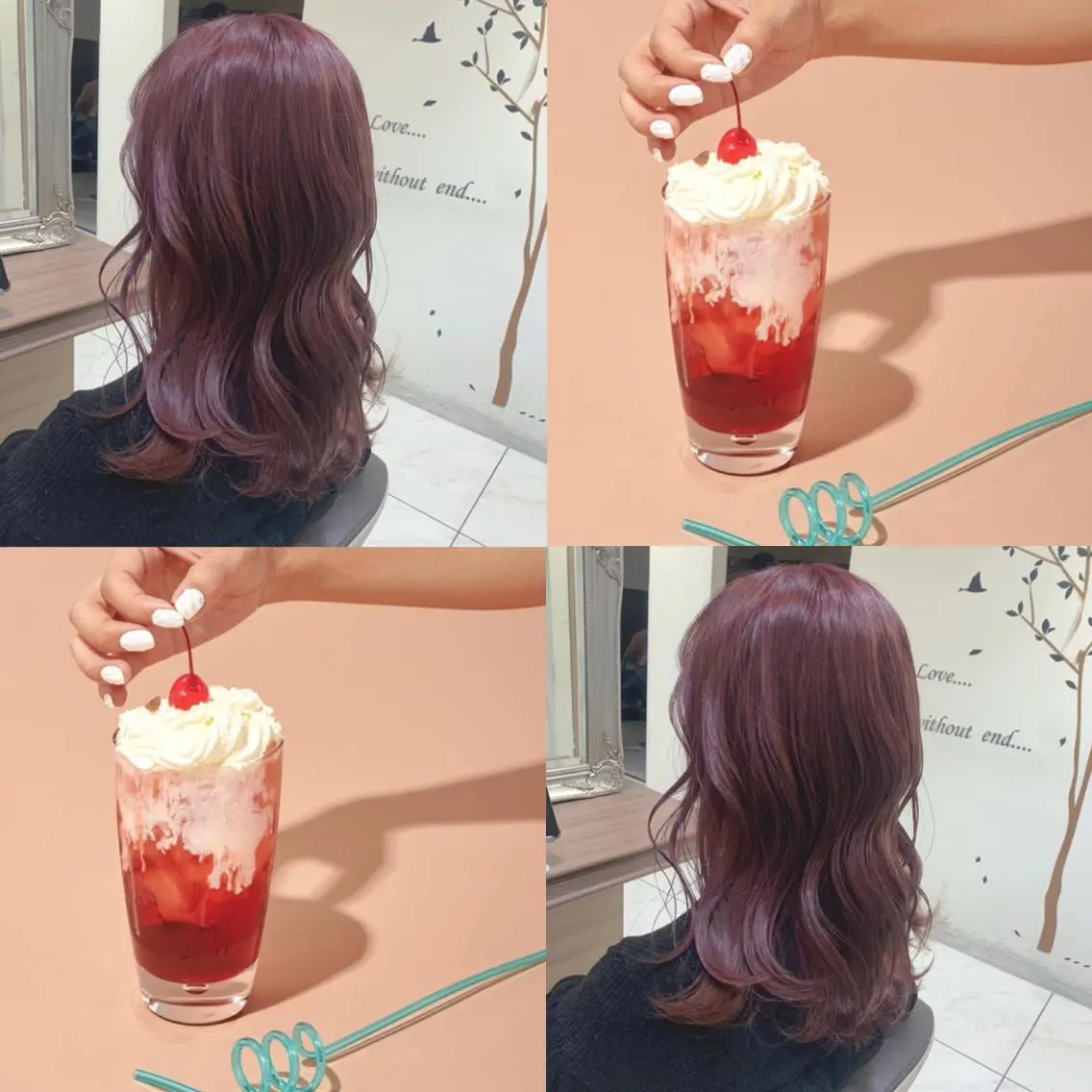 セミロング カラー ヘアアレンジ 小白井 由美のヘアスタイル
