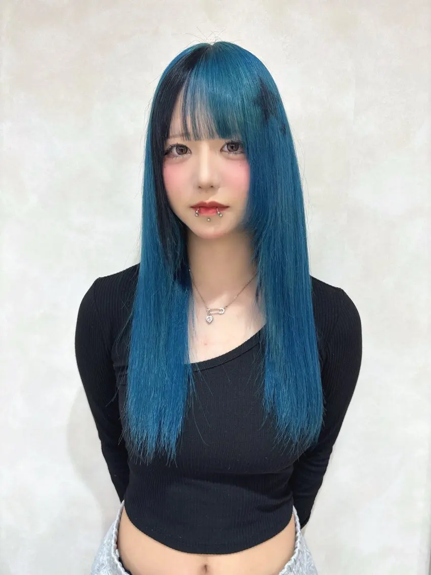 カラー 盛れる艶髪カラー Harusa🎀のヘアスタイル