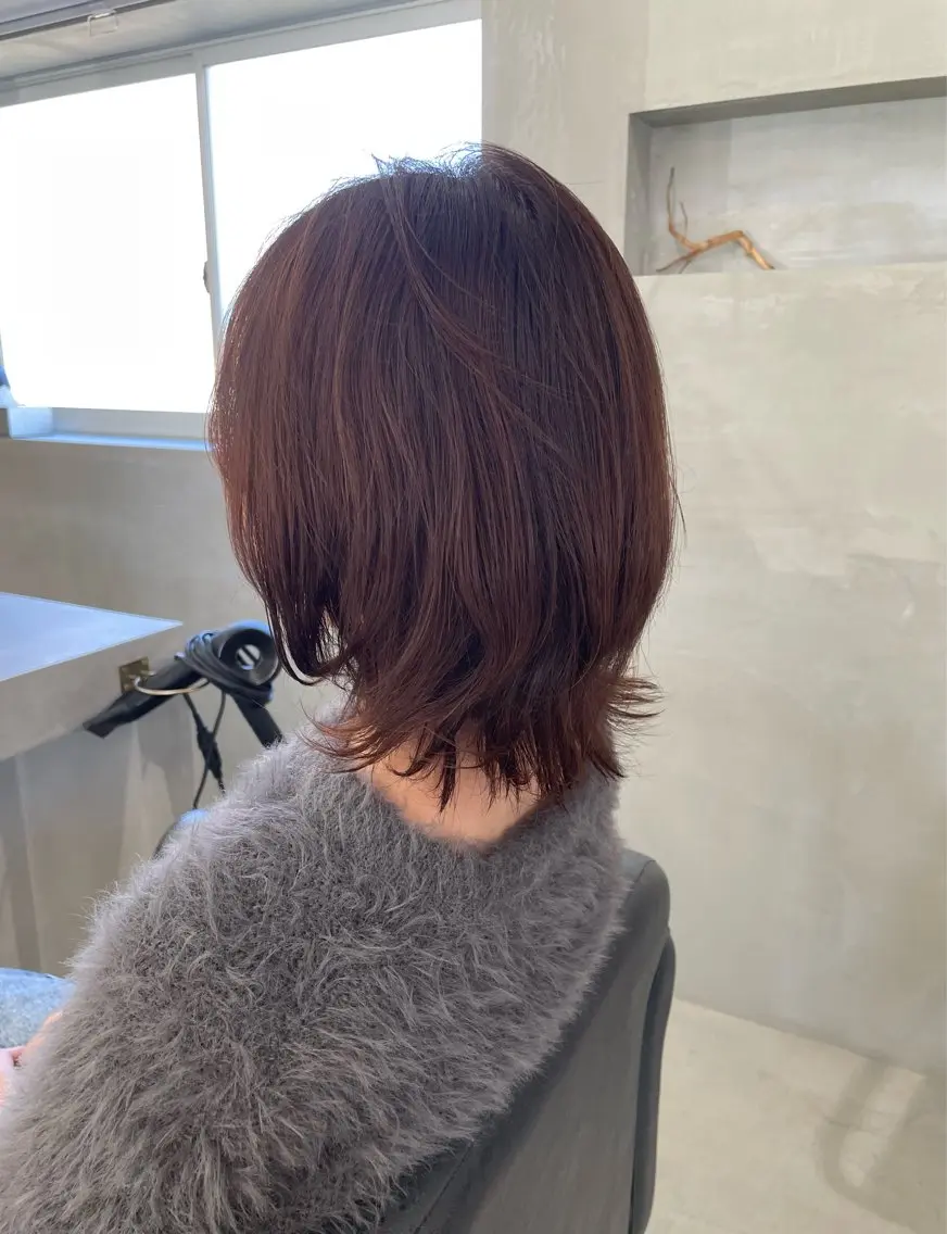 ミディアム カラー りな /モデル募集中のヘアスタイル