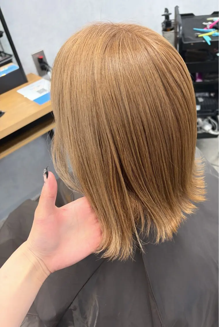 カラー ベージュカラー ヘアカラー 🪡 KIMU🪡🎀のヘアスタイル