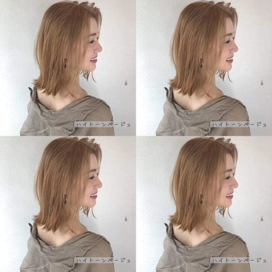 ショート カラー ベージュカラー ブリーチ あさだ しゅうたろうのヘアスタイル