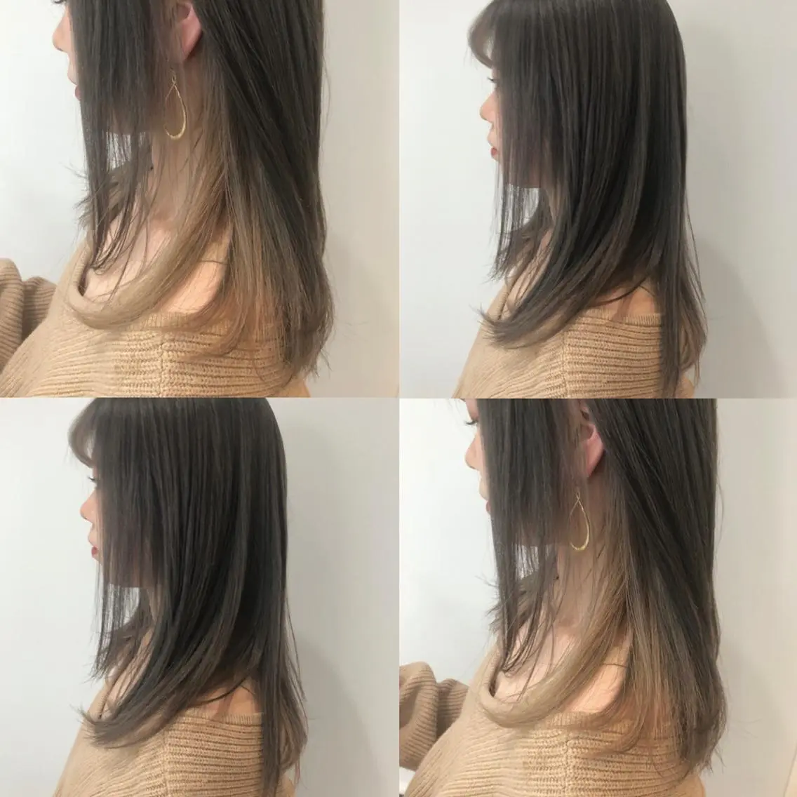 セミロング パーマ ウルフカット ハッシュカット/七海のヘアスタイル