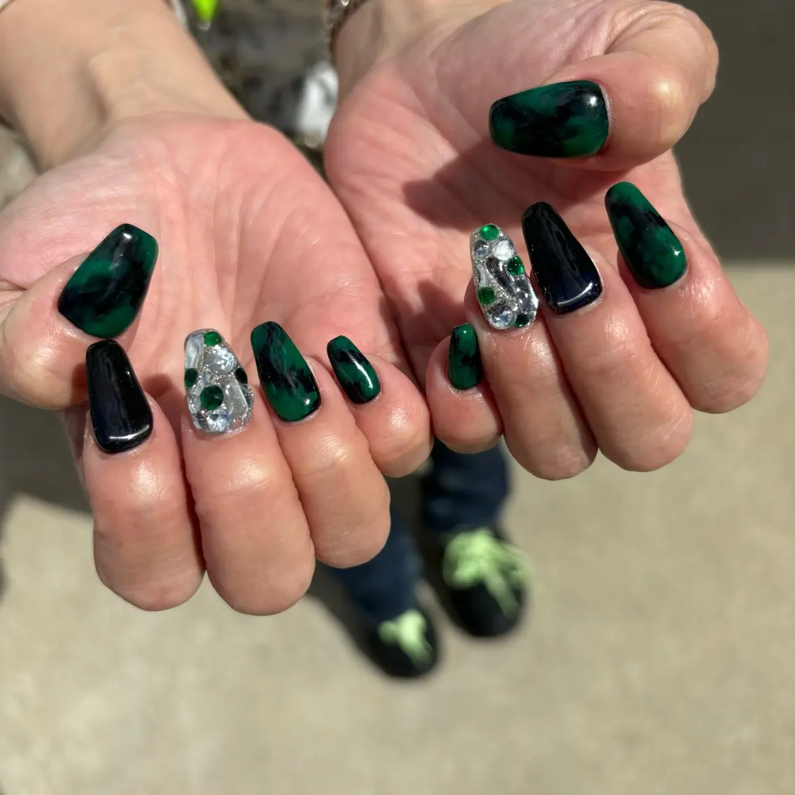 ネイル ハンドネイル Sea  nail by emaのネイルデザイン