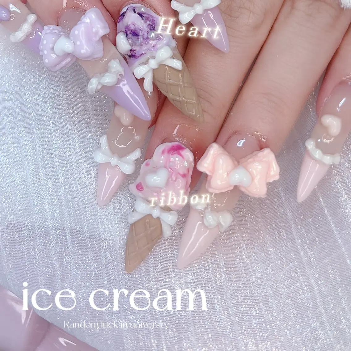 ネイル クリアネイル フレンチネイル ガーリー ロングネイル 持ち込み ハンドネイル ハンドケア mini nailのネイルデザイン