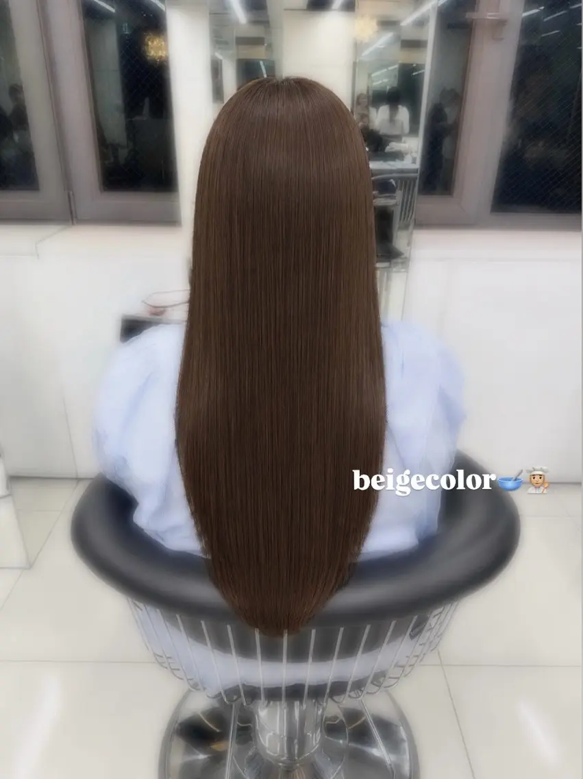ロング ヘアカラー 透明感カラー🎀 Yui🎀のヘアスタイル