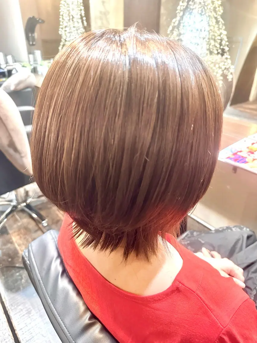ショート カット ヘアカラー トリートメント alo. -EMI-のヘアスタイル