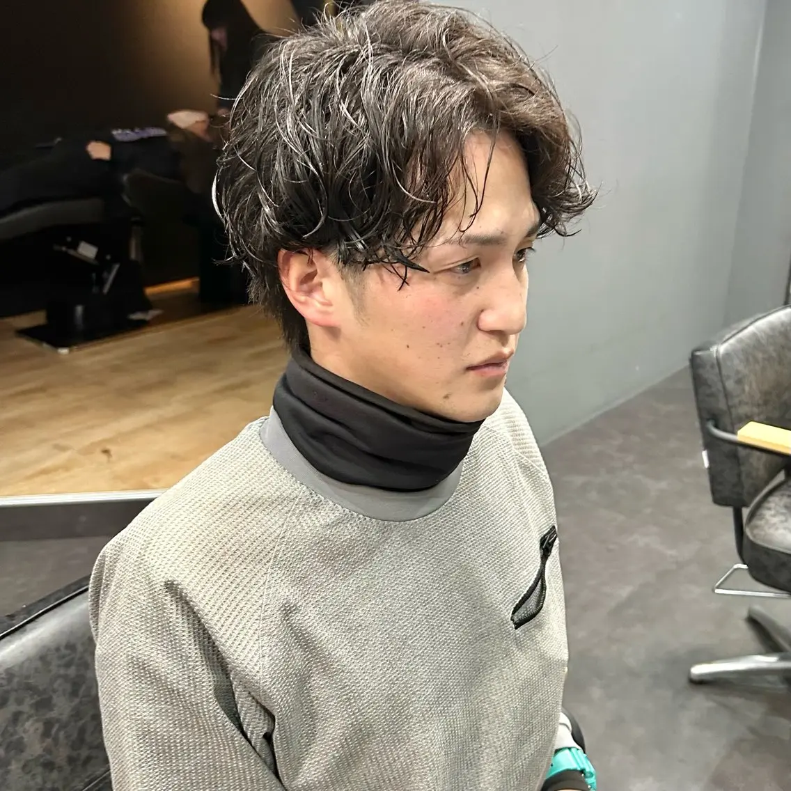 【メンズパーマ】似合わせカット+パーマ+ケアトリートメントの写真