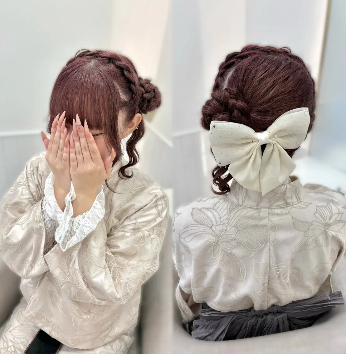 ヘアアレンジ ゆうひ🎀艶カラー/ ヘアメ/チョコカラーのヘアスタイル
