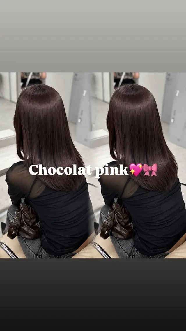 ミディアム カラー ヘアカラー coco ウナのヘアスタイル