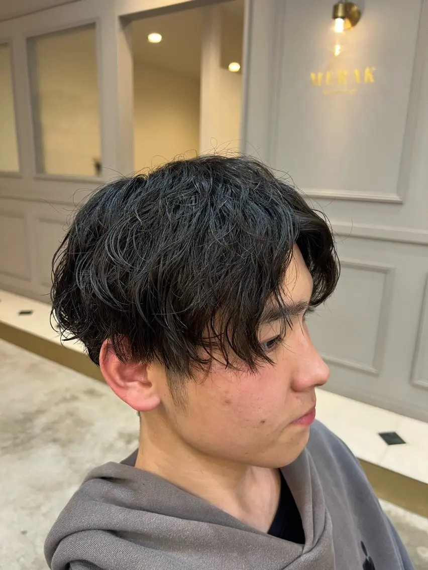 カット➕パーマ  (モデル様）の写真