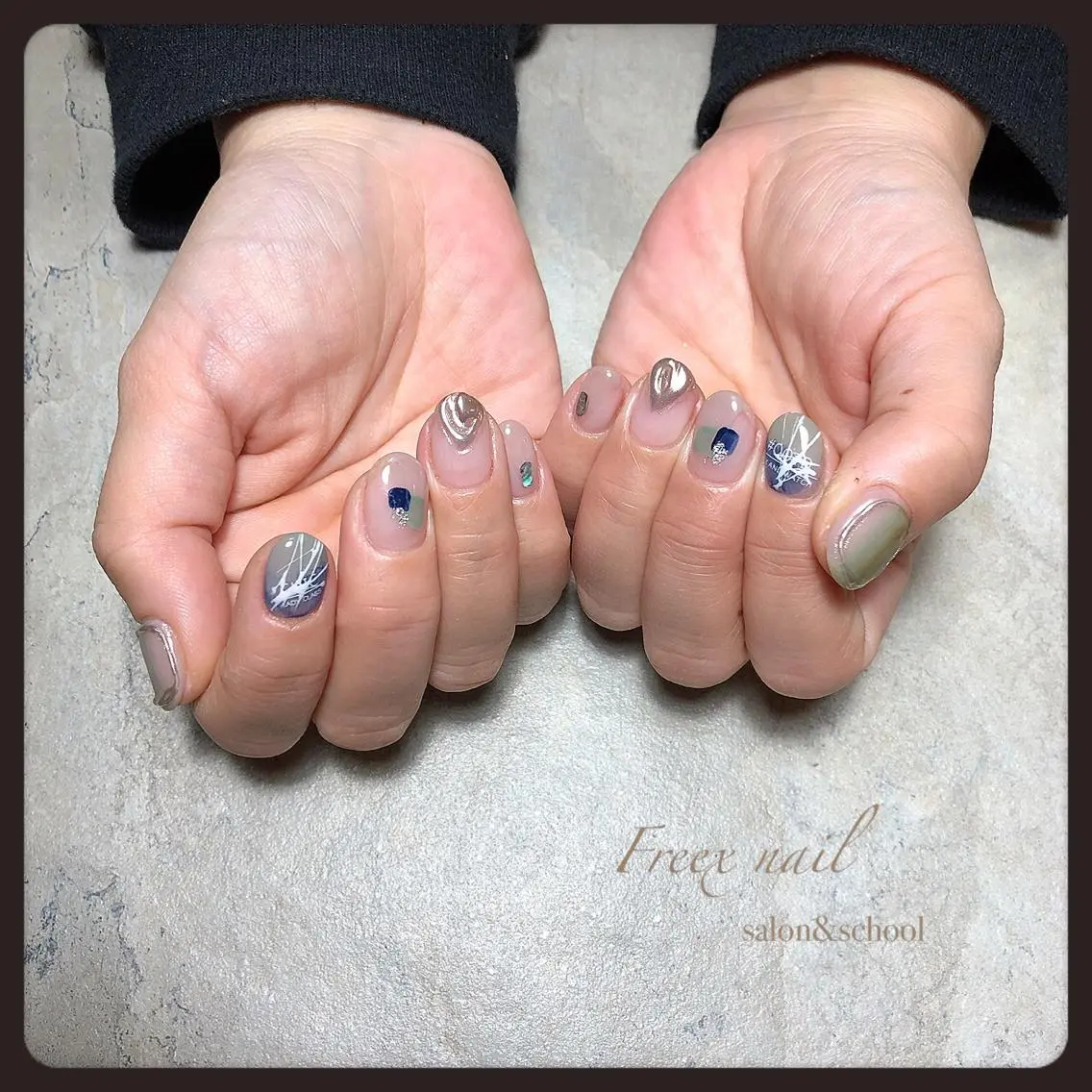 ネイル ニュアンスネイル freex nail /ニュアンス/個性派のネイルデザイン