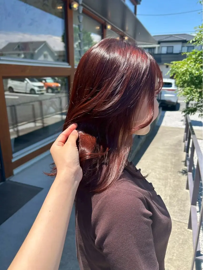ロング カラー ヘアカラー akika ✮*。゚のヘアスタイル