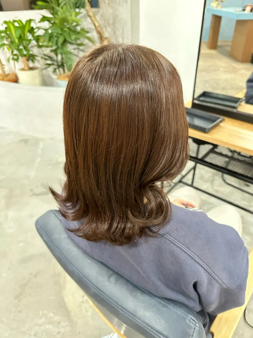 カラー oasis un アンドウチヒロのヘアスタイル
