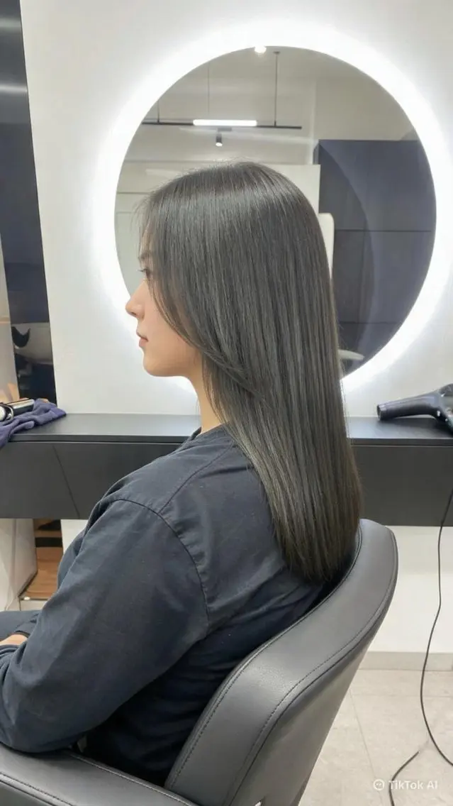ロング 友田 千栄のヘアスタイル