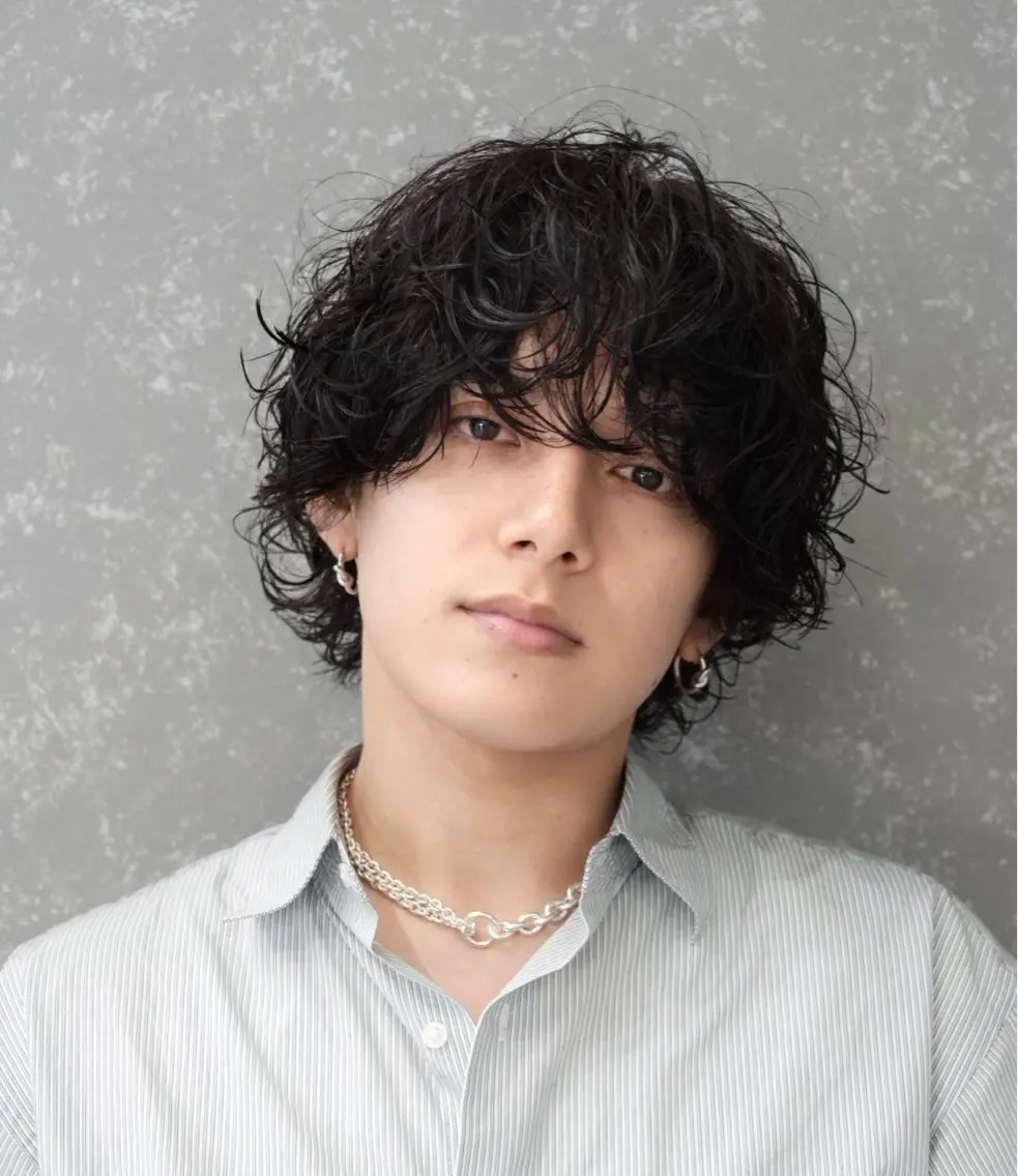 パーマ ヘアアレンジ メンズ メンズパーマ カット パーマ (メンズ特化)AKI /古本晃大のヘアスタイル