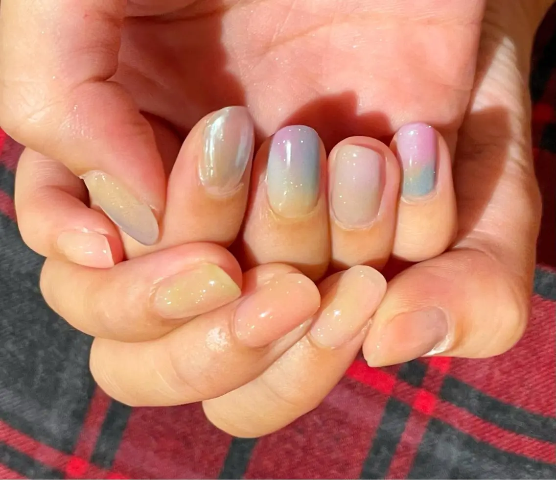 ネイル 氷ネイル・うるうるネイル ToliyDeliy Nail Salonのネイルデザイン