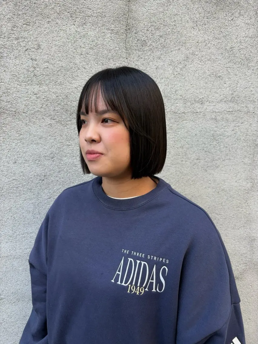 ショート ボブ 顔周りカット ピンク カラー🩰りりのヘアスタイル