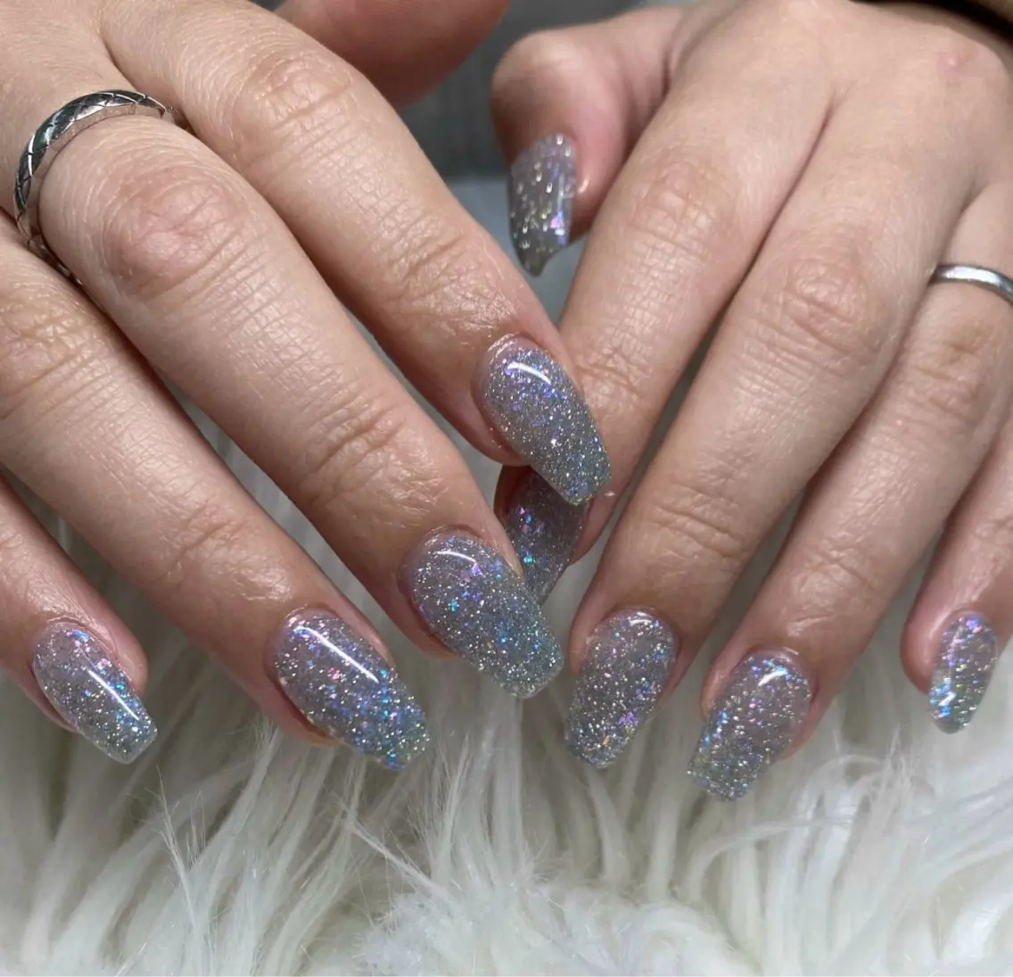 ネイル フラッシュネイル キラキラネイル ハンドネイル アヤカ🫧‪ Chapi.nailのネイルデザイン