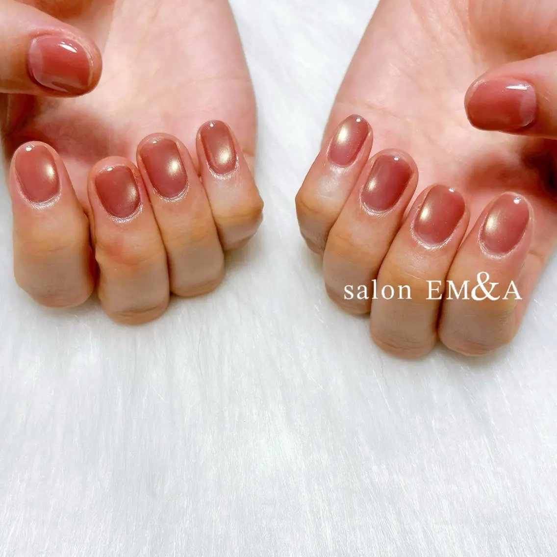 ネイル マグネットネイル ハンドネイル salon EM&A emiのネイルデザイン
