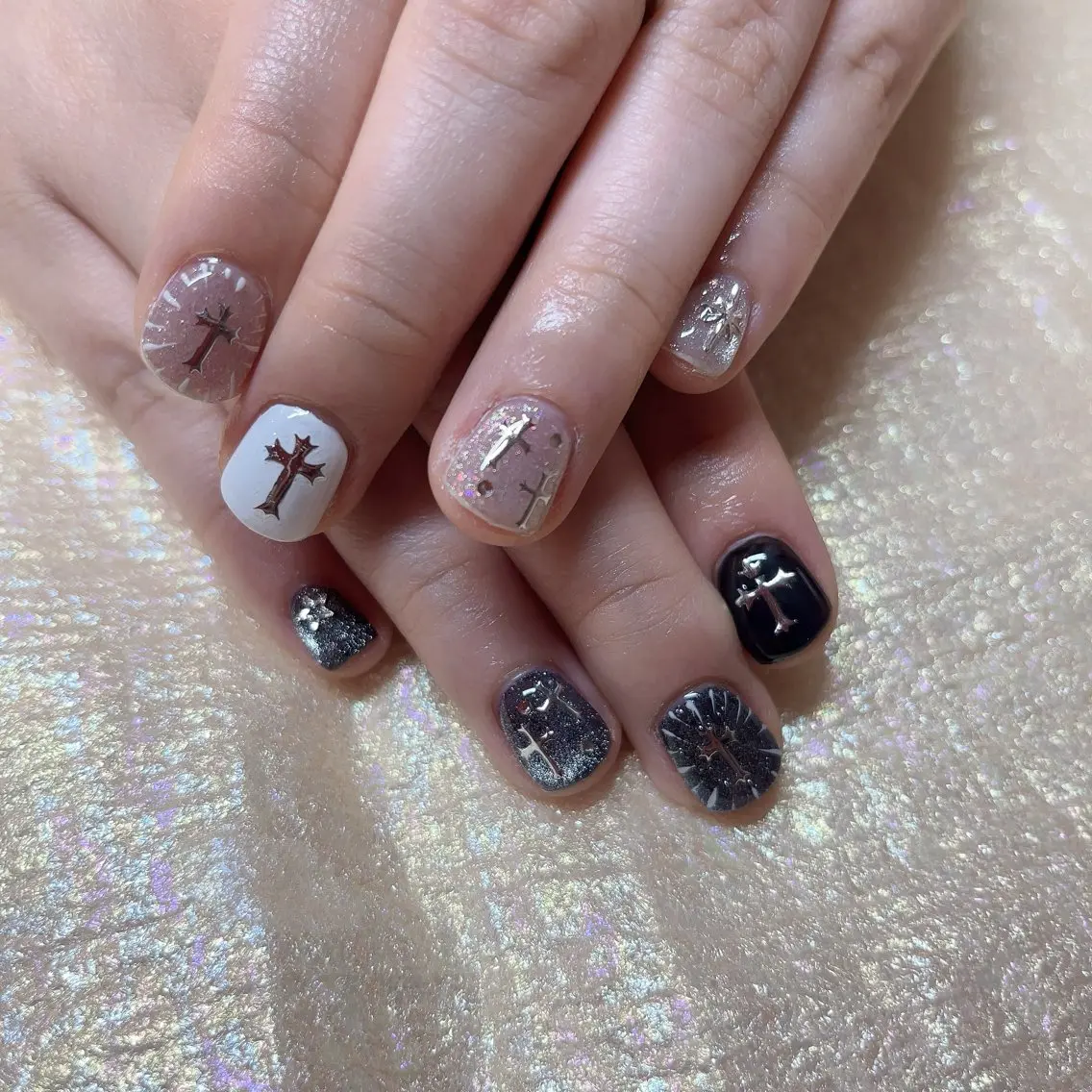 ネイル ハンドネイル MoonNail ユリ🌸のネイルデザイン