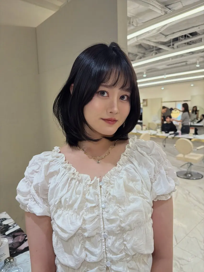 ショート カット ヘアカラー 縮毛矯正 hiyori🎀 トレンドレイヤーのヘアスタイル